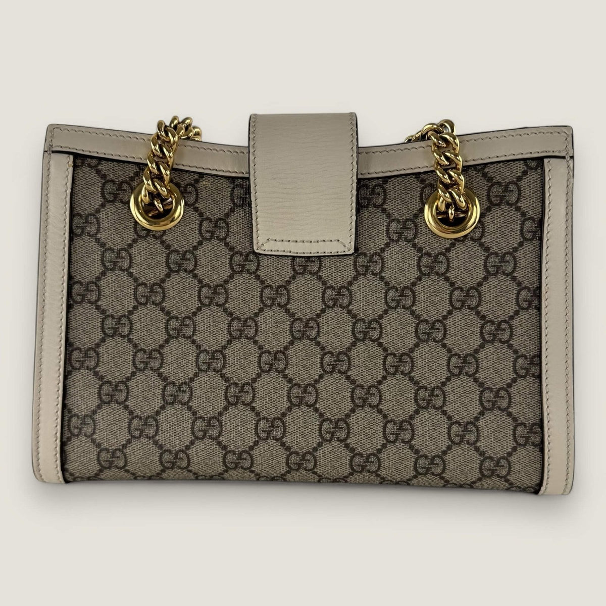 Achterkant Gucci padlock tote