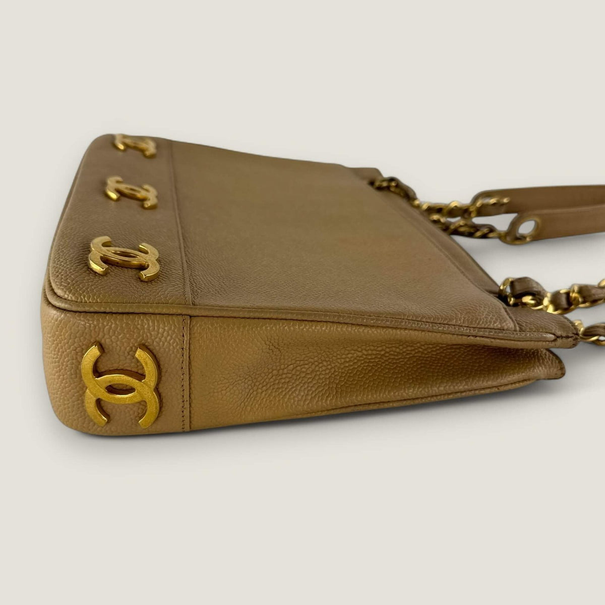 Authentieke vinatge Chanel caviar tote bag
