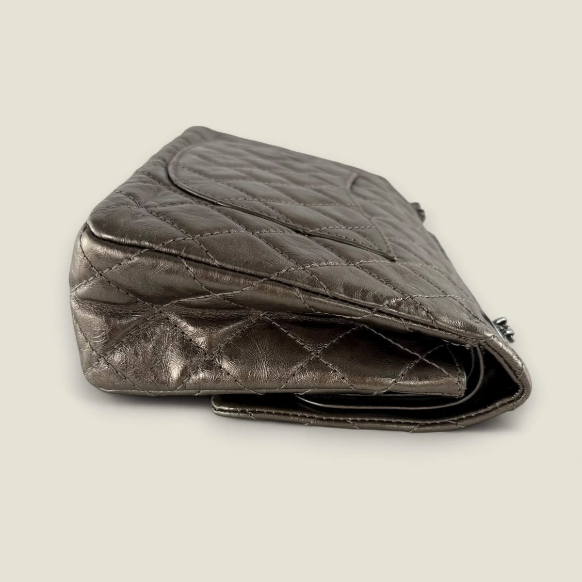 Chanel metallic bronze vintage Chanel bag 2006-2008