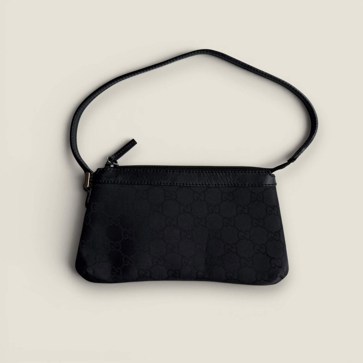 Gucci mini shoulder bag black GG supreme