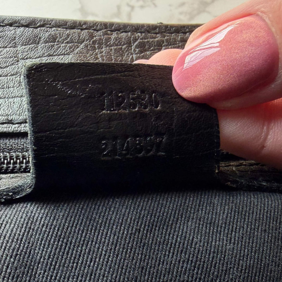 Gucci serienummer vintage tas