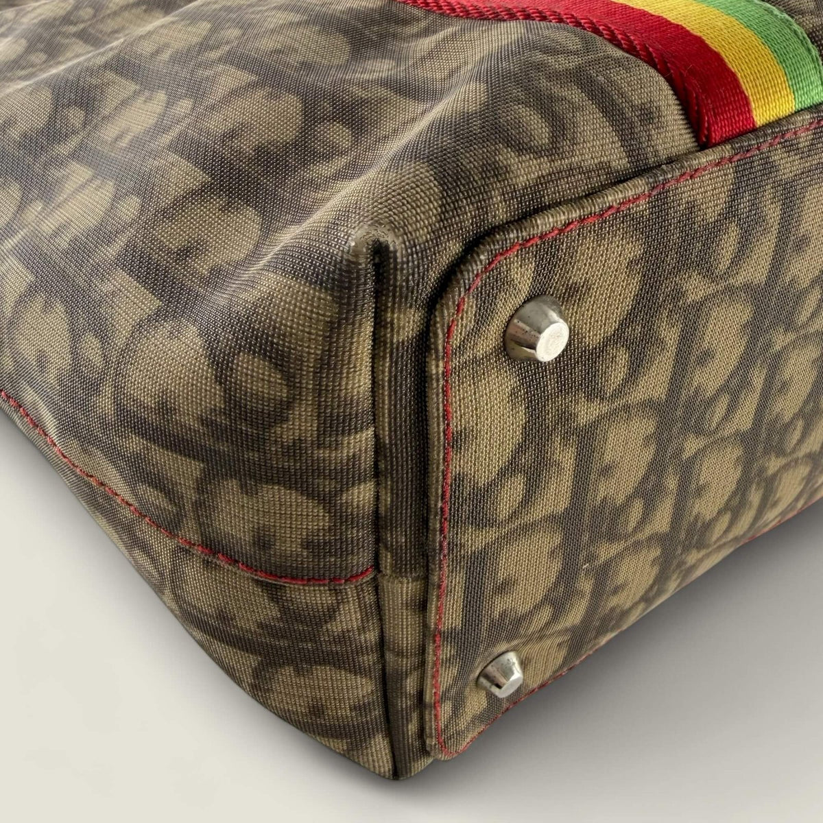 Hoekjes authentieke Dior Rasta trotter tote bag