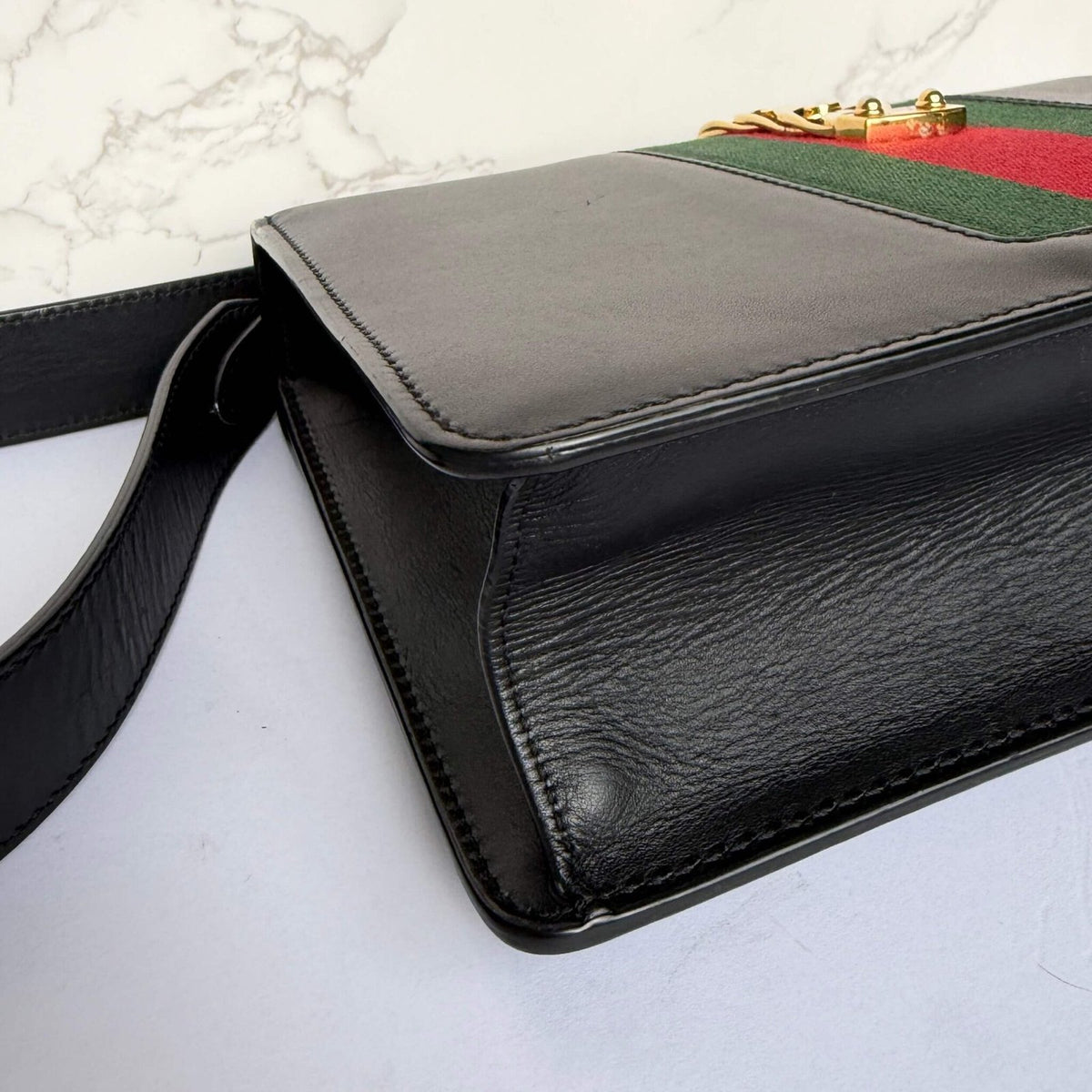 Hoekjes authentieke Gucci tas