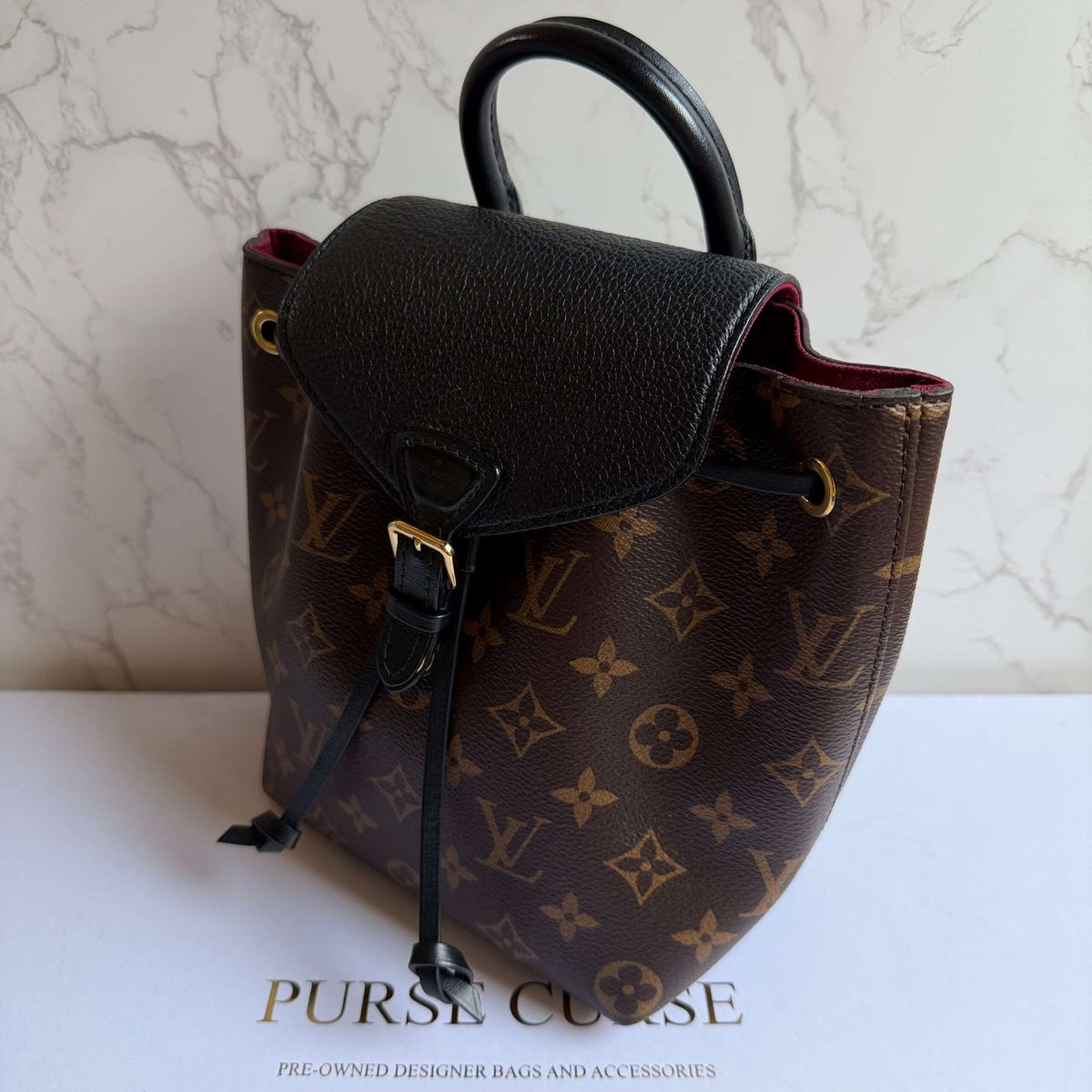 Louis Vuitton Montsouris BB rugzak monogram canvas