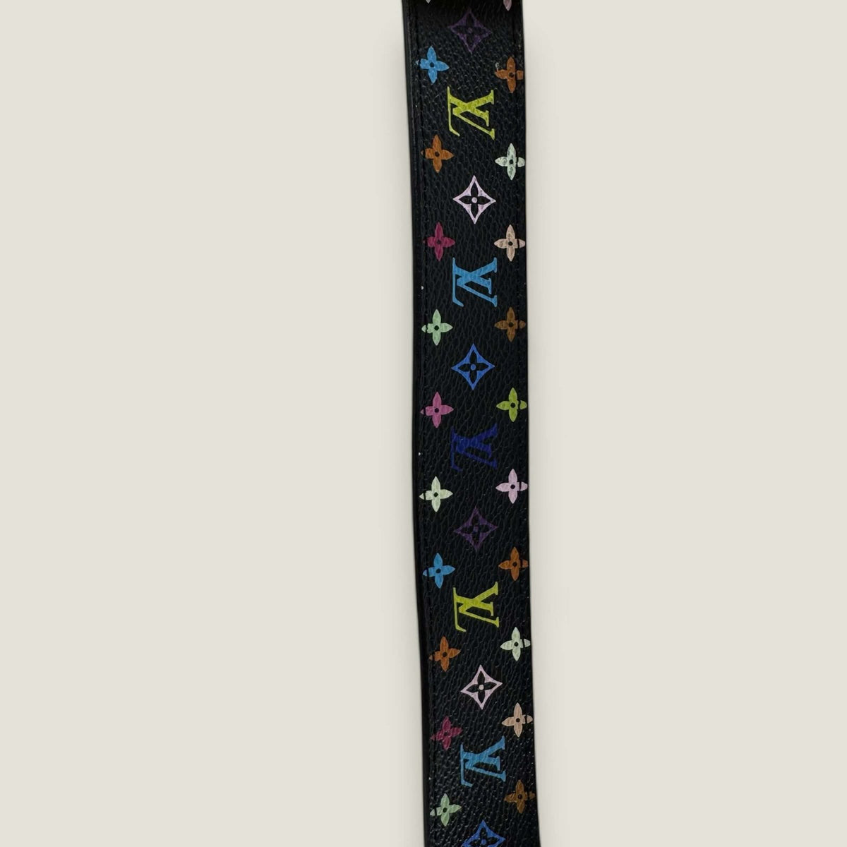 Louis Vuitton multicolor riem zwart 2005