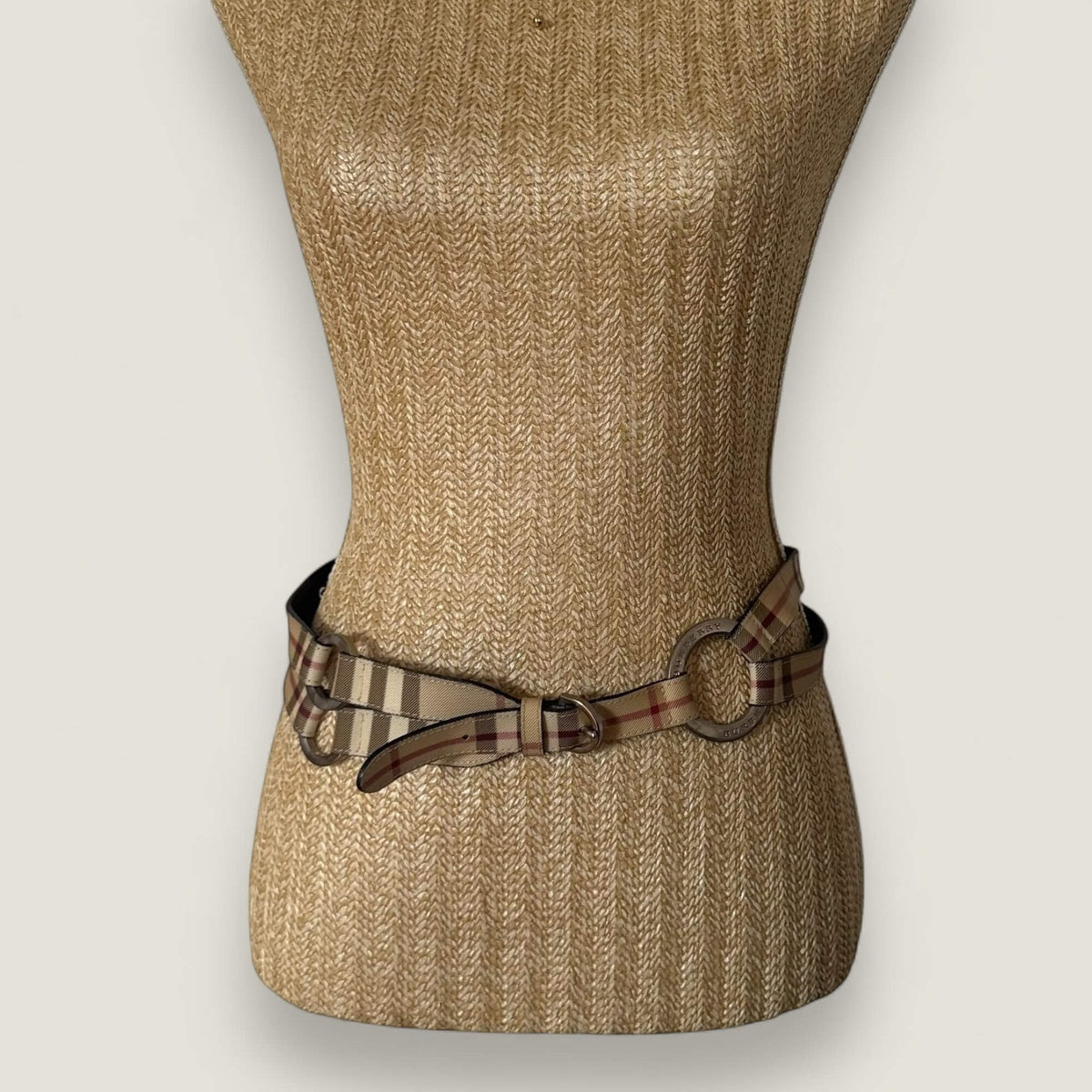 Originele Burberry London Haymarket check riem