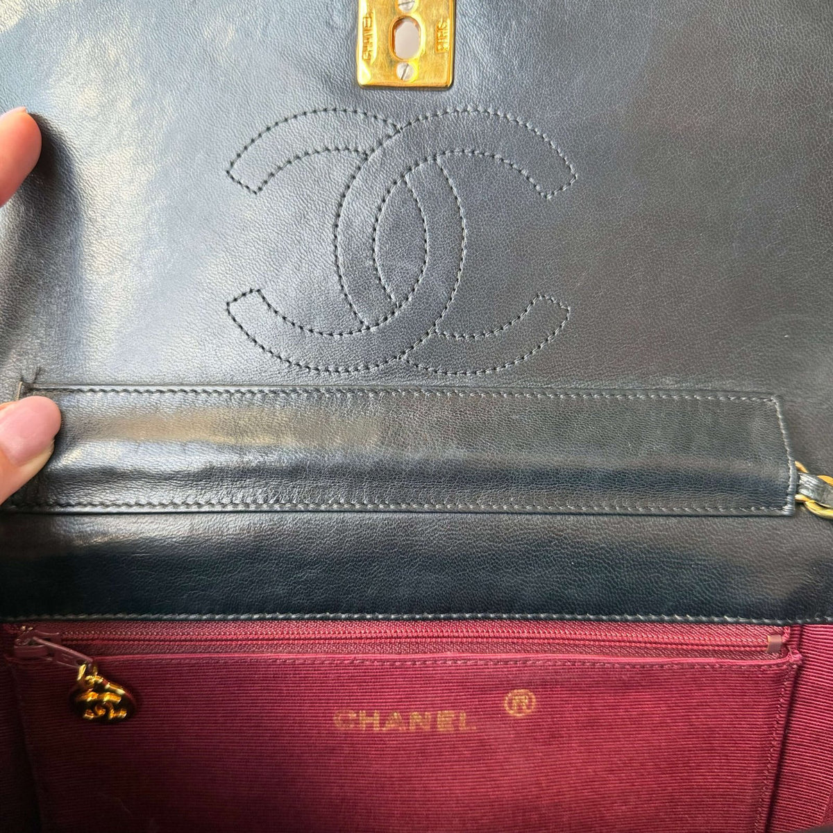 Original Chanel shoulder bag from the 1980s
