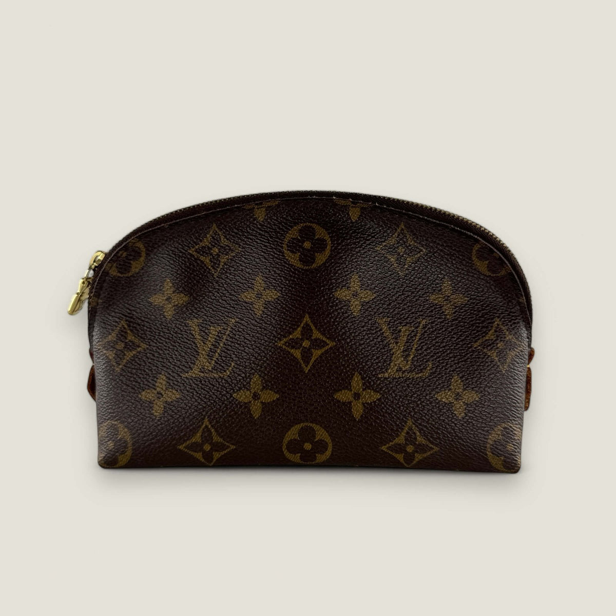 pre-owned designer Louis Vuitton makeup pouch PM
