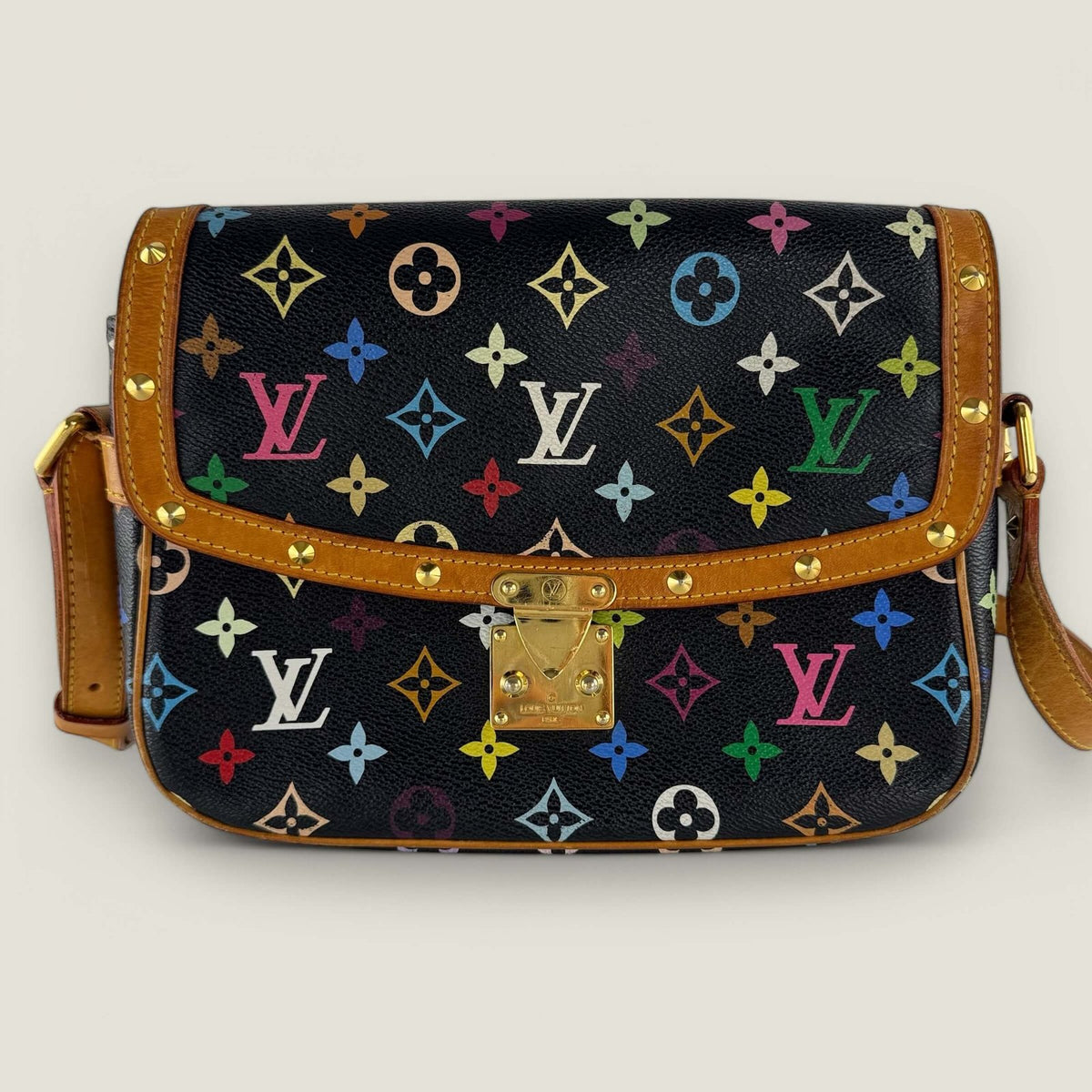 Pre-owned Louis Vuitton x Takashi Murakami Sologne shoulder bag crossbody multicolor