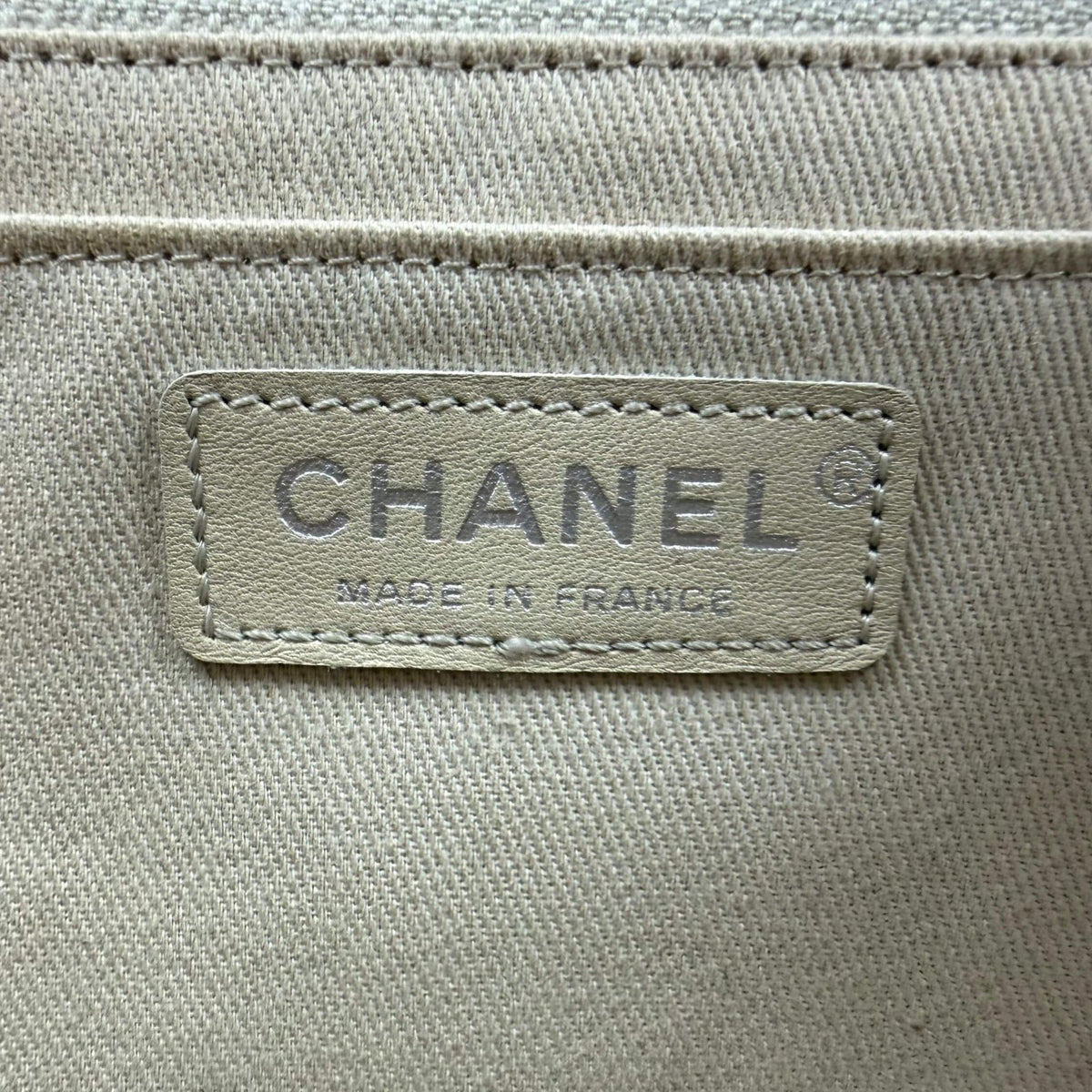 authentieke Chanel handtas binnenkant
