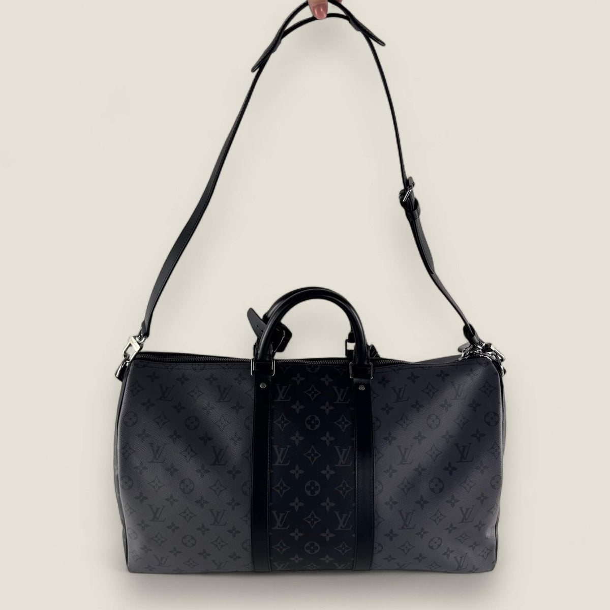 Binnenvak with zip Louis Vuitton Keepall Bandoulière 50