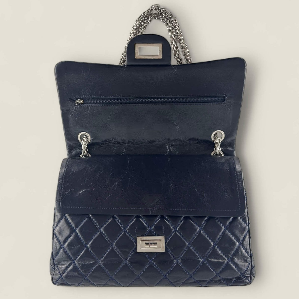 Chanel glazed calfskin quilted 2.55