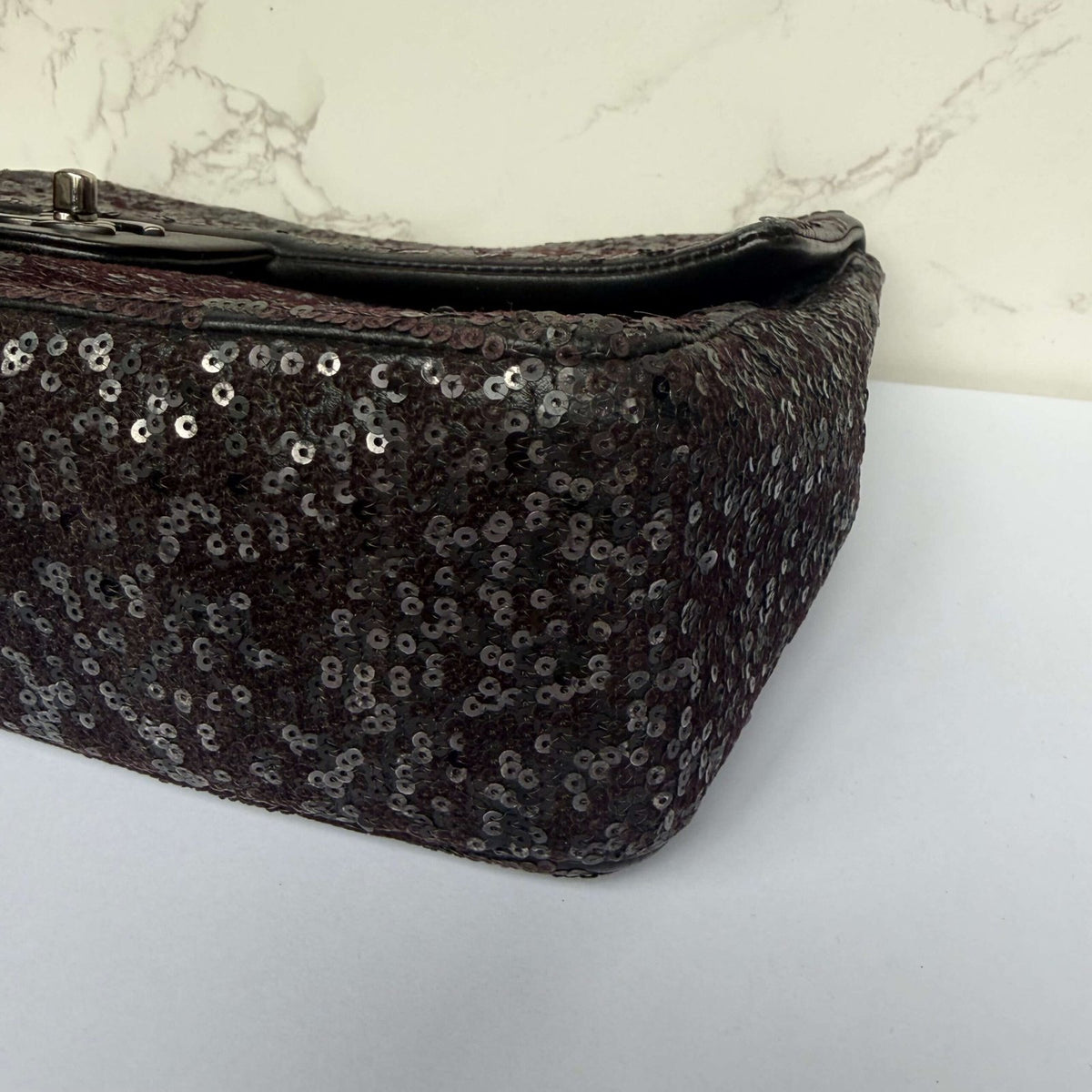 Chanel luxury sequins handbag