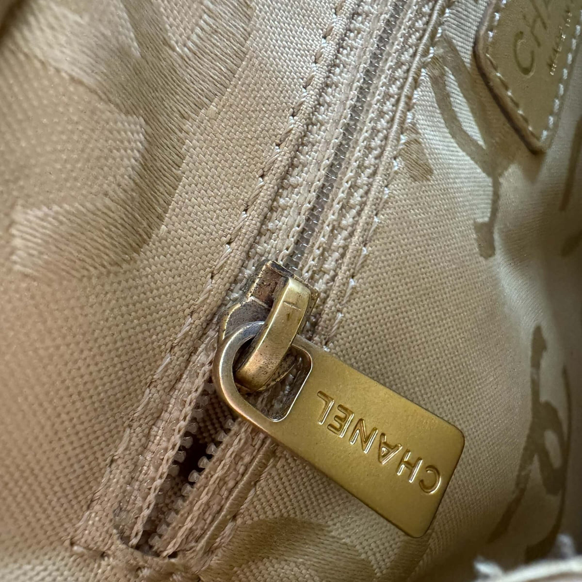 Chanel rits vintage tas