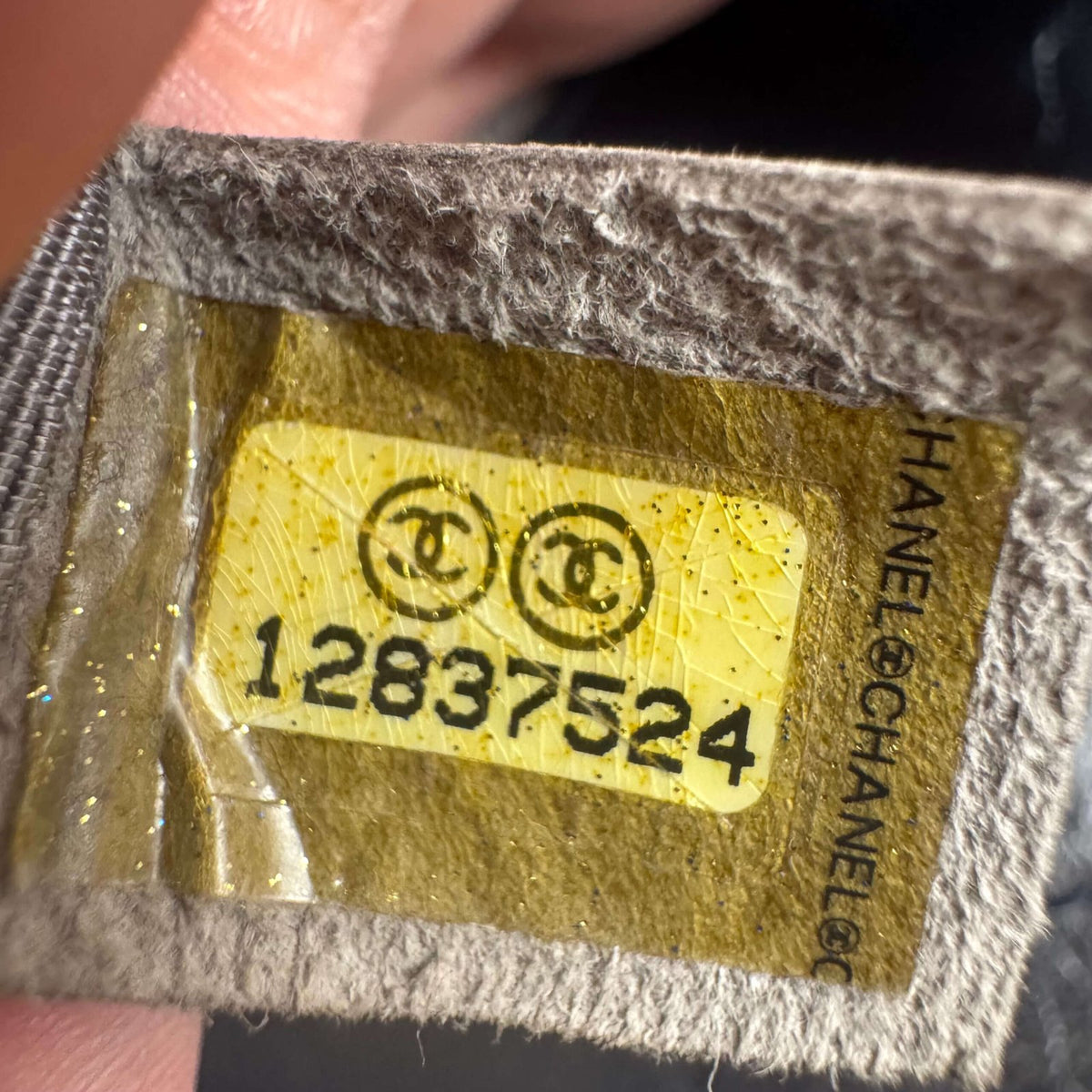 Chanel serial number pre-owned bag