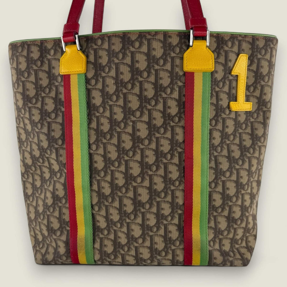 Dior Rasta Trotter Tote pre-owned vintage designer tas