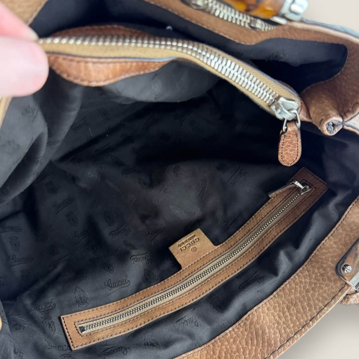 Gucci bamboo libeccio entrupy certificate