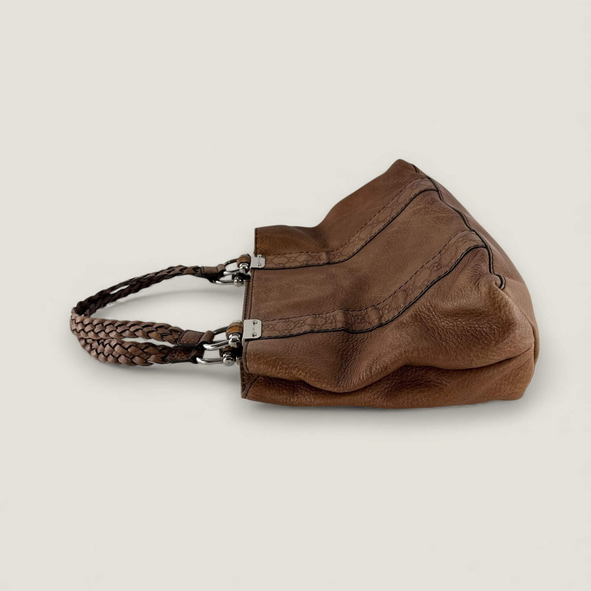 Gucci bamboo libeccio pre owned designer bag