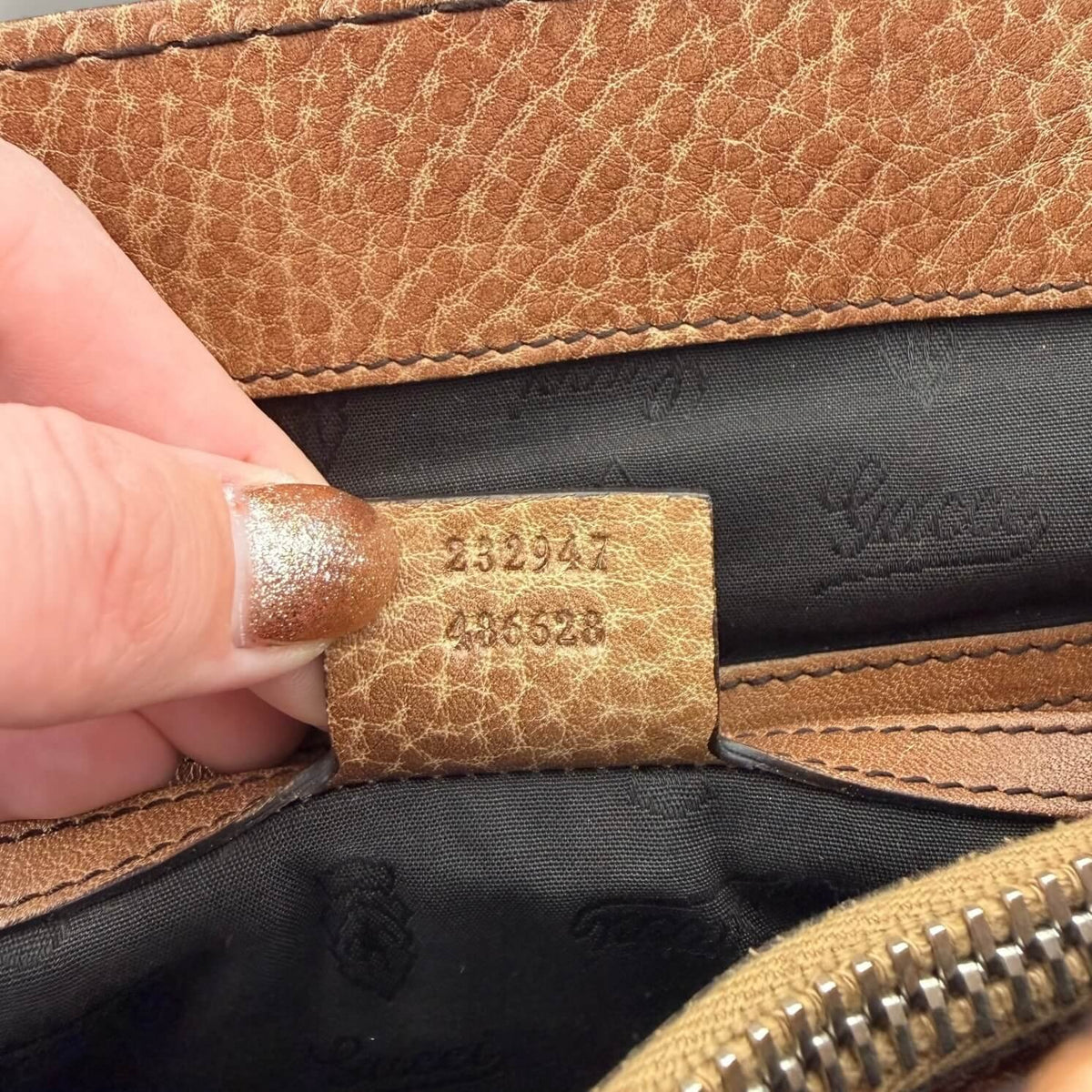 Gucci bamboo libeccio serial number detail