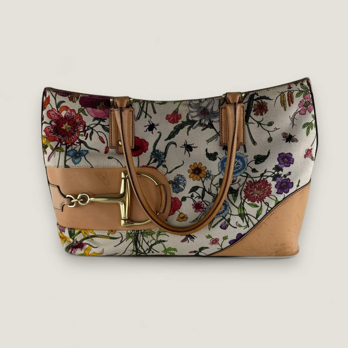 Gucci handbag flora print