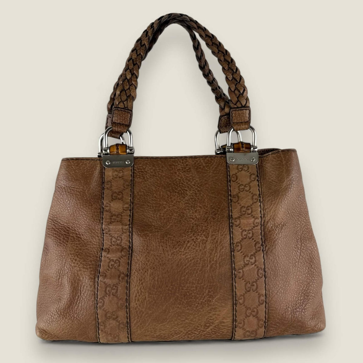 Gucci leather Bamboo Libeccio
