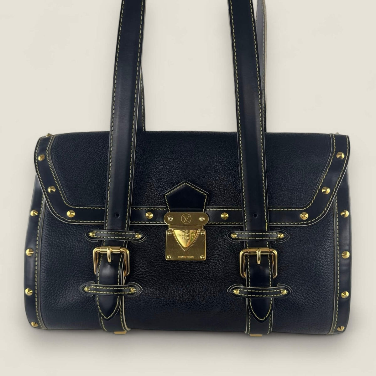 Louis Vuitton L’Epanoui GM noir pre-owned bag front