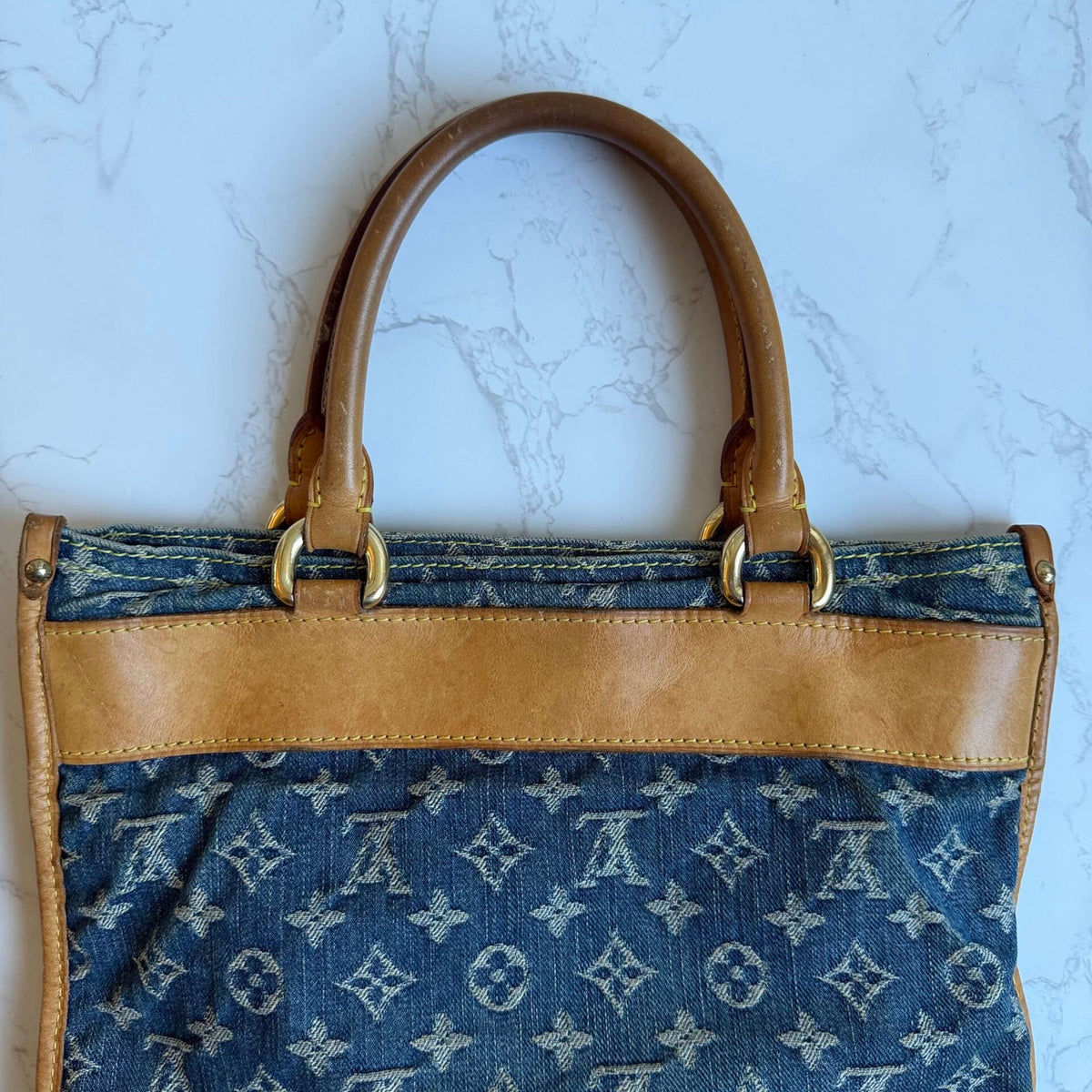Louis Vuitton sac plat gouden hardware