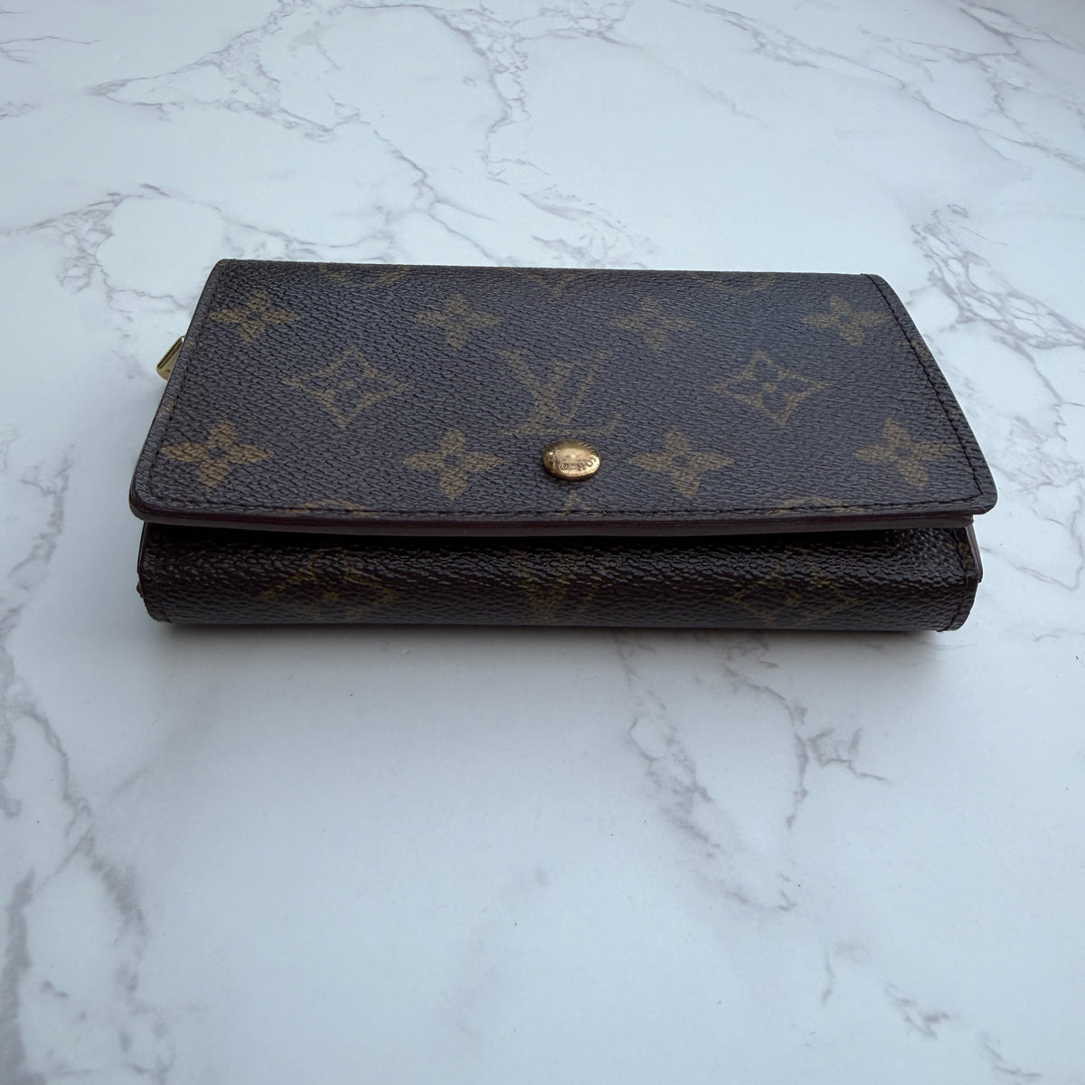 Louis Vuitton monogram portemonnee tweedehands