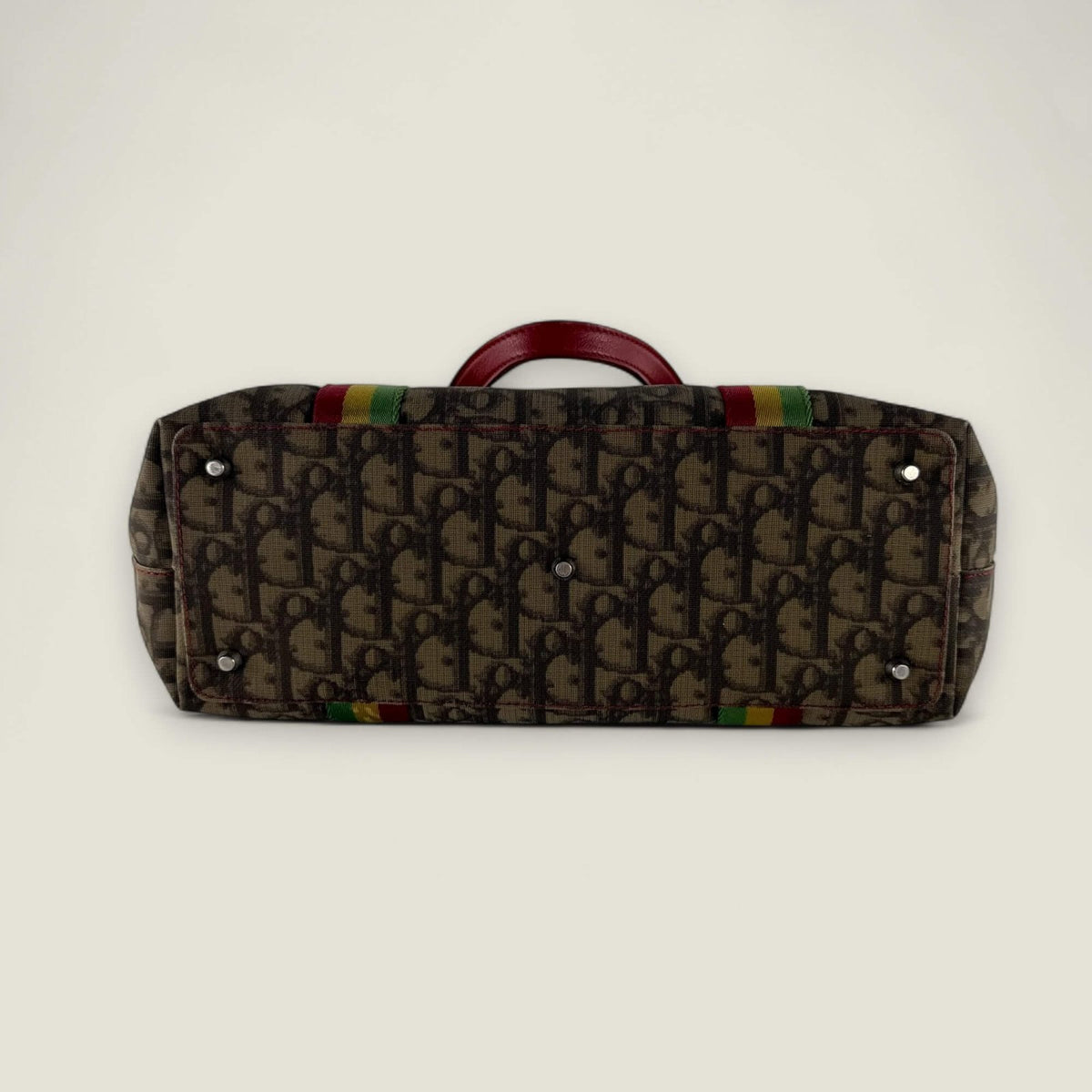 Onderkant Christian Dior Rasta trotter tote bag