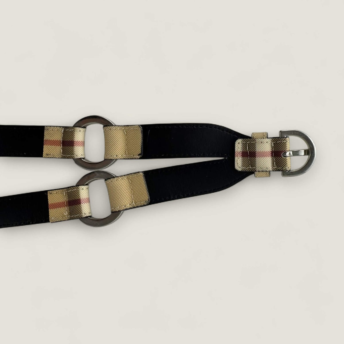 Originele Burberry London riem tweedehands