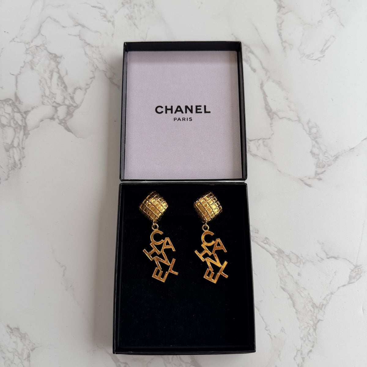 Originele Chanel oorbellen clip on
