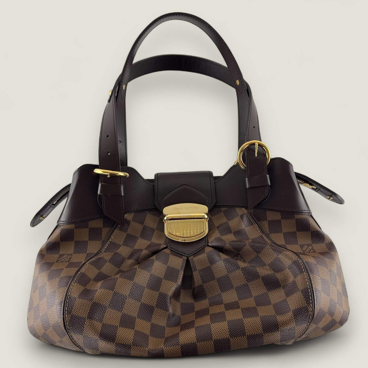 Tweedehands Louis Vuitton Sistina PM Damier designer tas Purse Curse
