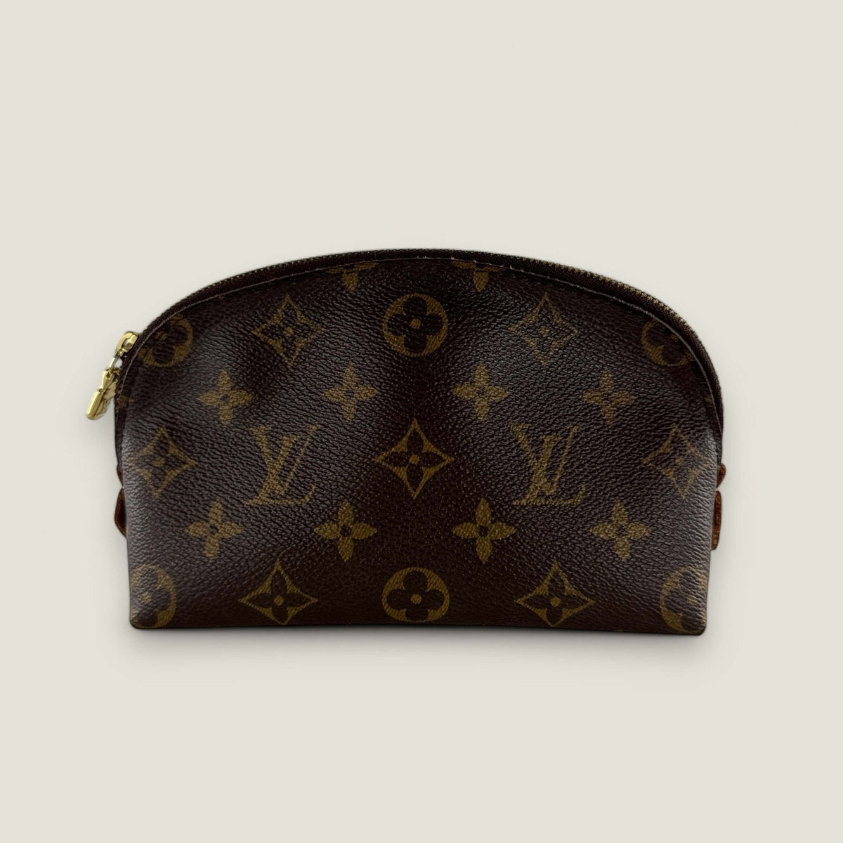 pre-owned designer Louis Vuitton makeup pouch PM