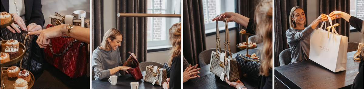 Tweedehands designer tas bekijken showroom Purse Curse