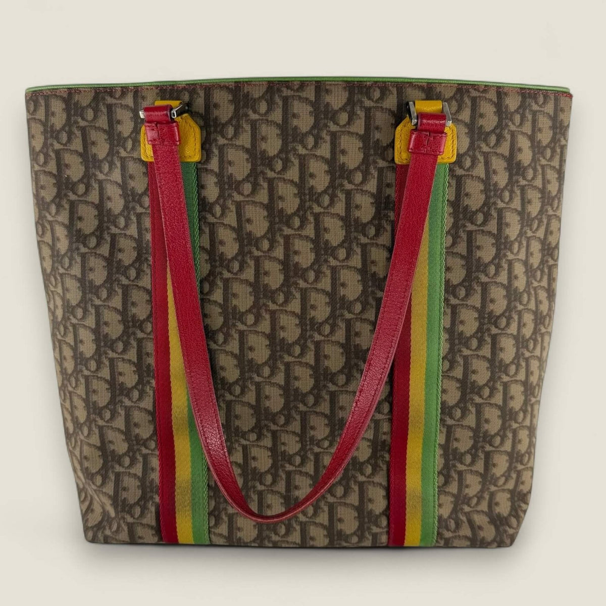 Vintage Dior Trotter tote bag Rasta collectie