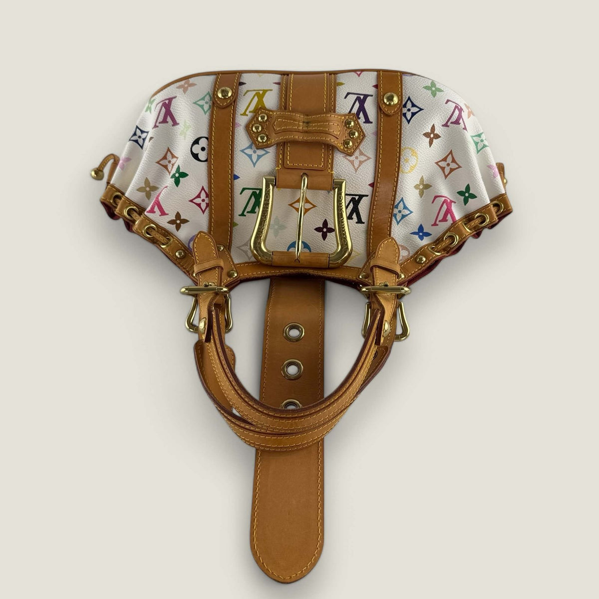 Vintage Louis Vuitton x Takashi Murakami multicolor Theda bag