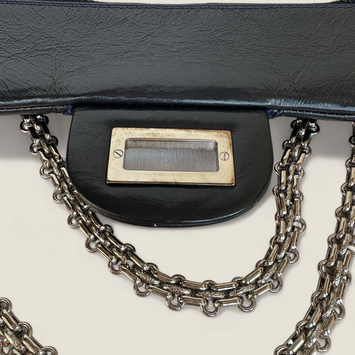 Silver hardware pre-owned designer bag Chanel